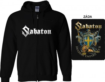 Sabaton - mikina s kapucí a zipem 